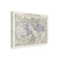 thumbnail image 2 of Trademark Fine Art 'A New Map of the World' Canvas Art by Sue Schlabach, 2 of 3