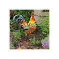 thumbnail image 3 of Estatuas y esculturas de gallo de jardín, gallos de metal, animales de jardín, decoración de arte de césped, estatua de arte al aire libre, patio, patio trasero y decoración de cocina familiar, 3 of 5