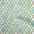 thumbnail image 1 of oneOone Viscose Chiffon Sea Green Fabric Asian Floral Diy Clothing Quilting Fabric Print Fabric By Yard 42 Inch Wide, 1 of 4