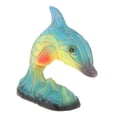 thumbnail image 4 of Lámpara de mesa con forma de animal, luz de noche, lámpara de noche, luz de lectura, lámpara de escritorio, resina teñida Delfín, 4 of 9