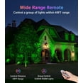 thumbnail image 4 of SUNVIE RGB Outdoor Spotlight 12W LED Color Changing Landscape Lights with Remote Control 120V Waterproof Landscape Lighting, 2 Pack, 4 of 10