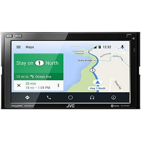 JVC - 6.8" - Android Auto/Apple® CarPlay™ - Built-in Bluetooth - In-Dash Digital Media Receiver - Black