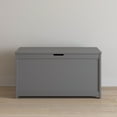 thumbnail image 5 of Child Craft Harmony 33" Kids Toy Box Storage Chest, Soft-Close Hinges, Wooden Construction, Cool Gray, 5 of 9