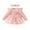 Pink, variant on Odeerbi Toddler Girls Fall Winter Long Sleeve Dress Lace Ruffle Rib Knit Cotton Dress Fashion Sweet New Solid Color Pleated Round Neck Long Dress Pink