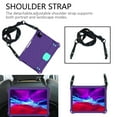 thumbnail image 3 of iPad Air 4th Gen 10.9 Case, iPad Pro 11 Case, Dteck Heavy Duty Silicone Shockproof Case with Hand Holder Stand + Shoulder Strap for iPad Air (2020) 10.9" / iPad Pro 11", Purple/Mint, 3 of 6