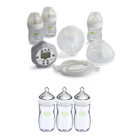 Philips Avent Double Electric Breast Pump + Bonus Power Cushion and a Philips Avent Natural Baby Bottle Newborn Starter Gift Set