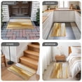 thumbnail image 6 of Yellow Beige Door Mat&nbsp;Indoor Outdoor Entrance, Non Slip Small Rug for Kitchen Bathroom Entryway Rug, Modern Oil Painting Abstract Art Washable Doormat Floor Mat for Office Home Decor 18x30 Inch, 6 of 8