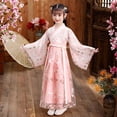 thumbnail image 3 of Traje Tang de estilo chino para niñas de otoño e invierno de Hanfu, traje antiguo, vestido de súper hada, vestido estilo princesa para niñas, 3 of 5