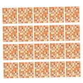 thumbnail image 3 of 12pcs Home Decorative Tile Stickers Mosaic Tiles Stickers Bathroom And Kitchen Tile Decals Self Adhesive Sticker Home Decor naranja perfecl Etiqueta de la pared autoadhesiva, 3 of 7
