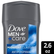 Dove Men+Care Antiperspirant Deodorant For A Long-Lasting Scent Midnight Classico With 72H Protection, 2.6 oz