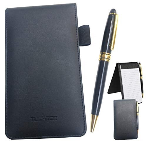 Journals Notebook with Combination Lock PU Leather Cover Memo Lined Pad Paper Page Conference Business Notepad with Pen Holder