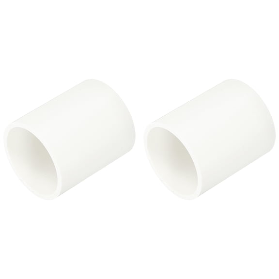 40mm Pipe Coupling Adapter, 2Pcs Pipe Fittings, White