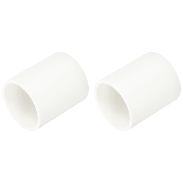 Adaptador de acoplamiento de tubería de 40 mm, 2 piezas de accesorios para tuberías, blanco