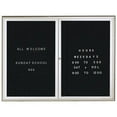 thumbnail image 1 of Aarco Products WFD3648 Enclosed Directory Board Silver Frame, 1 of 1