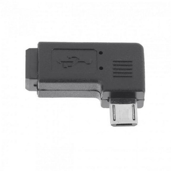 FVH 90 Degree Right Angled Mini USB Female to Micro USB Male Data Sync Power Adapter