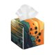 thumbnail image 1 of Fotbe Tropical Sunset Paradise Porta Pañuelos Decorativo de Cuero, Caja Cuadrada Moderna para Pañuelos Faciales, Organizador y Dispensador 5x5x5'', 1 of 7