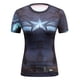 thumbnail image 3 of Nuevo capitán compresión mujeres camiseta moda secado rápido Cosplay disfraz culturismo ropa de mujerpangjing, 3 of 4
