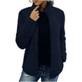 thumbnail image 2 of AOOCHASLIY Women Winter Coat Woman Fashion Long Sleeves Comfortable Loose Tops Pocket Long Coat Blouse, 2 of 5