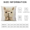 thumbnail image 6 of YANMS Cute Cartoon Animals Pillow Covers Watercolor Adorable Pillow Covers Throw Covers Cushion Cover Pillowcase Decor Home,2 pcs White, 6 of 6