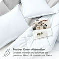 thumbnail image 3 of Bare Home Goose Down Alternative Comforter Set - 3 Piece Set - King/Cal King, White, 3 of 7