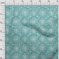 thumbnail image 3 of oneOone Cotton Poplin Twill Dark Teal Green Fabric Block Craft Projects Decor Fabric Printed By The Yard 56 Inch Wide-ZX, 3 of 6