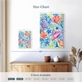 thumbnail image 4 of Elephant Stock Seashells In The Coral Wall Art - Vertical Canvas Wall Art - Living Room Wall Decor - Animal Canvas - Blue And Orange Decor By Lanie Loreth - 8" x 12", 4 of 8