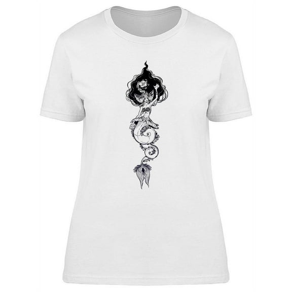 Mermaid Angler Fish T-Shirt Women -Image by Shutterstock, Female x-Large
