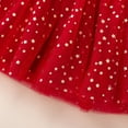 thumbnail image 6 of NAISIBABY Girls Christmas Dress, Long Sleeve Plush Sequined Mesh Holiday Party Princess Dress Red 12-18Months, 6 of 7