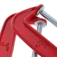 thumbnail image 4 of RENACLIPY Red Metal G Clamps Set, 6 Pieces Cast Iron A3 Steel, Heavy Duty Clamping Tools for Home Improvement Projects, 4 of 5