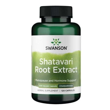 Swanson Shatavari Ayurvedic Female Rejuvenator 500 mg 120 Capsules