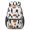 Basketball and Wow, variant on Basketball and Hoop Multicolor Pattern 17" School Backpacks for Teens,Waterproof Oxford Fabric,S-Shape Padded Straps for School,Travel,Hiking,Camping