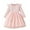 Pink A2, variant on Girls formal Dress Fashion Crewneck Long Sleeve Tulle Princess Dresses for Birthday Party Size 3-10