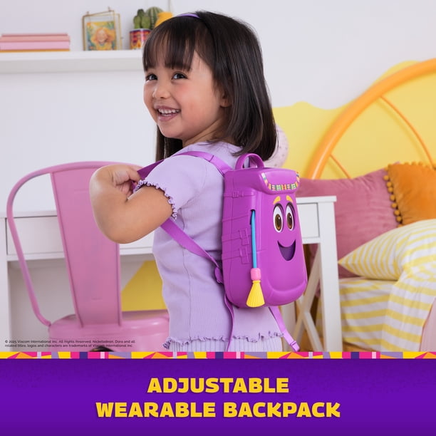 Dora, My Adventure Backpack, with Retractable Map, Toy Binoculars
