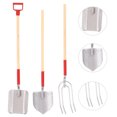 thumbnail image 1 of OULII 3pcs Mini Farm Tools Alloy Assorted Color Scene Toys Decoration, 1 of 8