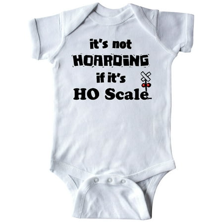

Inktastic It s Not Hoarding if it s HO Scale Gift Baby Boy or Baby Girl Bodysuit