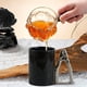 thumbnail image 4 of Taza cerámica tratada de una pieza con acabado en plata electrochapada, adecuada para café, té y chocolate caliente. Perfecta para uso en la cocina de la oficina en casa y para regalos JASKFLY, 4 of 9