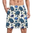 thumbnail image 1 of NICKSUN Shorts de Pyjama Amusants pour Hommes, Bas de Pyjama Courts Doux avec Poches, Tortue Colorée, m, 1 of 6