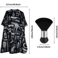 thumbnail image 4 of JANYUN Professional Hair Cutting Cape with Neck Duster Brush Salon Barber Cape Accessories, 4 of 5