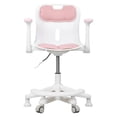 thumbnail image 3 of Queroig Kids Desk Chair, Ergonomic Swivel Study Chair with Armrest Footrest, Adjustable Seat Height Computer Chair for Children Boys Girls Students, 3 of 8