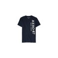 thumbnail image 1 of Camiseta adornada con logotipo vertical Aeropostale para hombre azul grande, 1 of 2
