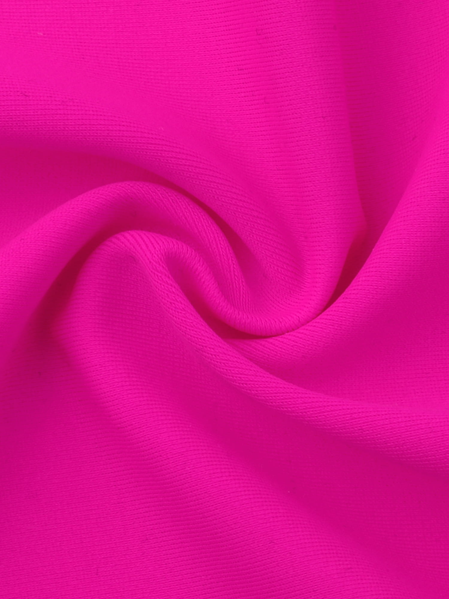 DARING DIVA Plus Size Women's Bikini Two Piece One Shoulder Swimsuit 4X Hot Pink