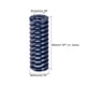 thumbnail image 2 of Troquel Resorte, 2uds 20mm OD 50mm Largo Espiral Estampado Ligera Carga Compresión Troquel Resortes para 3D Impresora Eléctrica Pieza, Azul Unique Bargains Resorte de compresión, 2 of 5