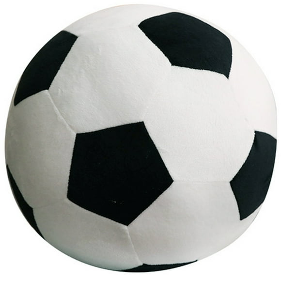 Juguete de peluche creativo con forma de balón de fútbol, juguete de dibujos animados de fútbol, juguete de peluche de fútbol