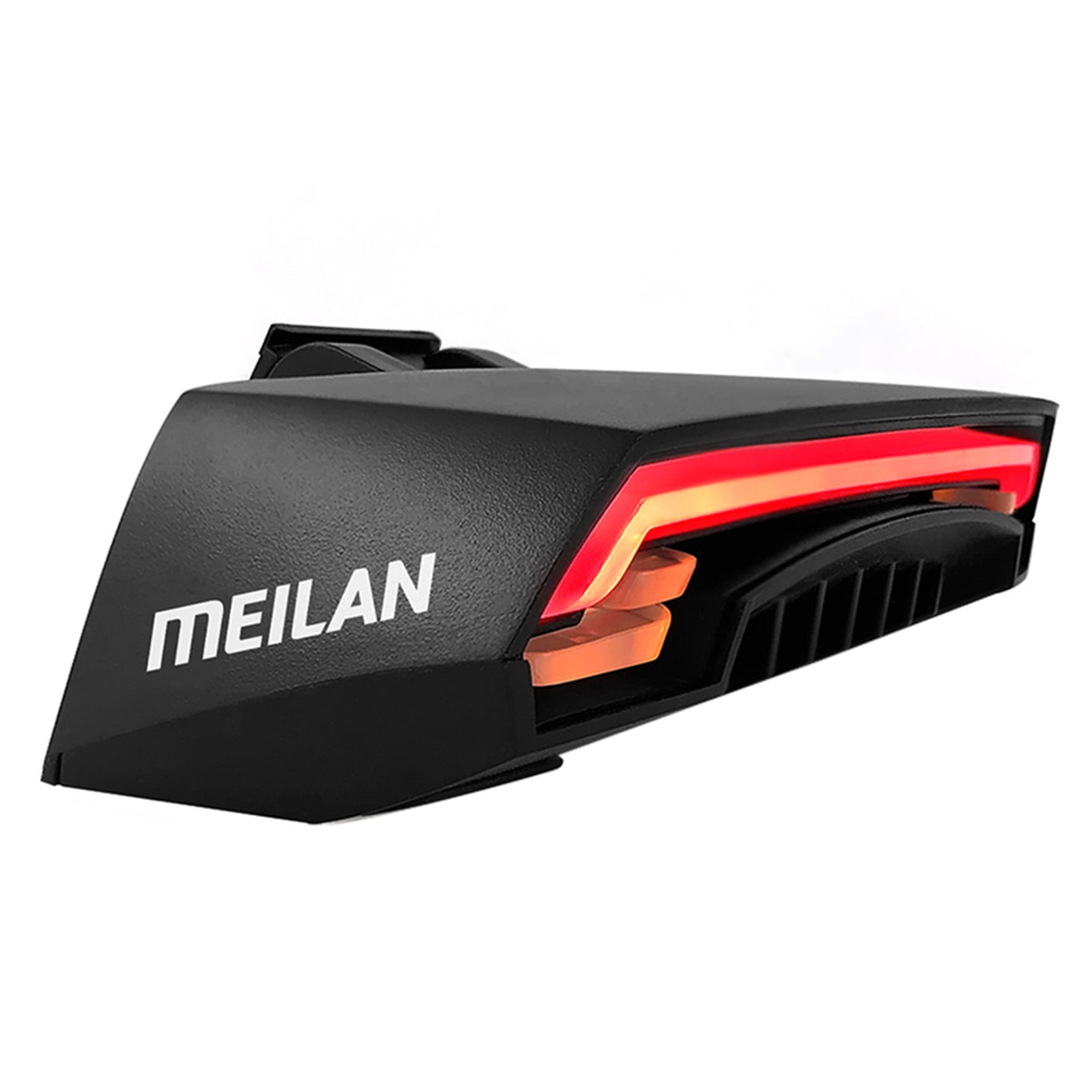 Set MEILAN Bike Light Kit Front and Black Smart Lights for Bike Headlight and Taillight Set,USB Rechargeable,Easy to Instal X1+X5 