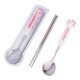 thumbnail image 4 of Lindo juego de cucharas y palillos Sanrio Kuromi, vajilla portátil de acero inoxidable, cucharas y palillos domésticos de alta apariencia para niños, 4 of 4