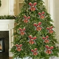 thumbnail image 4 of Christmas Decoration Red Christmas Bow with Jingle Bells for Christmas Tree 3.35x3.15in Crafts Gift Bows Classic Ribbon Bows Gift Boxes for Garland Wrapping,Wreath, 4 of 6