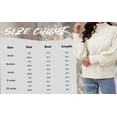 thumbnail image 3 of Rrhss Womens Turtleneck Oversized Long Sleeve Cable Knit Chunky Pullover Sweater Tops, 3 of 3