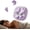 Purple, variant on Flat Sleep Earbuds for Side Sleepers, Invisible Mini Earbuds for Small Ear Canals, Bluetooth 5.4, 66H Battery, Noise Blocking, Waterproof, LED Display for Sleep, Work & Travel
