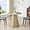 Natural, variant on 31.5 inch Small Round Dining Table, Modern Kitchen Table for 2 to 4 Person, Farmhouse Wood Circle Dining Room Table with Pedestal Base, Space Saving Dinner Table for Apartment, Small Space