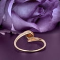 thumbnail image 3 of Gorgeous Solitaire 1 Carat Round Cut Morganite Unique Engagement Ring, Classic Wedding Ring in 10k Solid Rose Gold Band, Gift For Her, Promise Ring, Anniversary Ring, 3 of 3